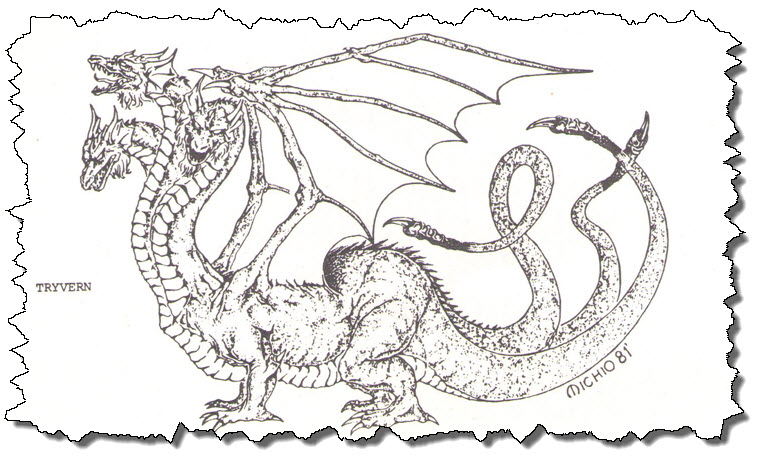 Three-Headed Wyvern. Tryvern. Of Course.